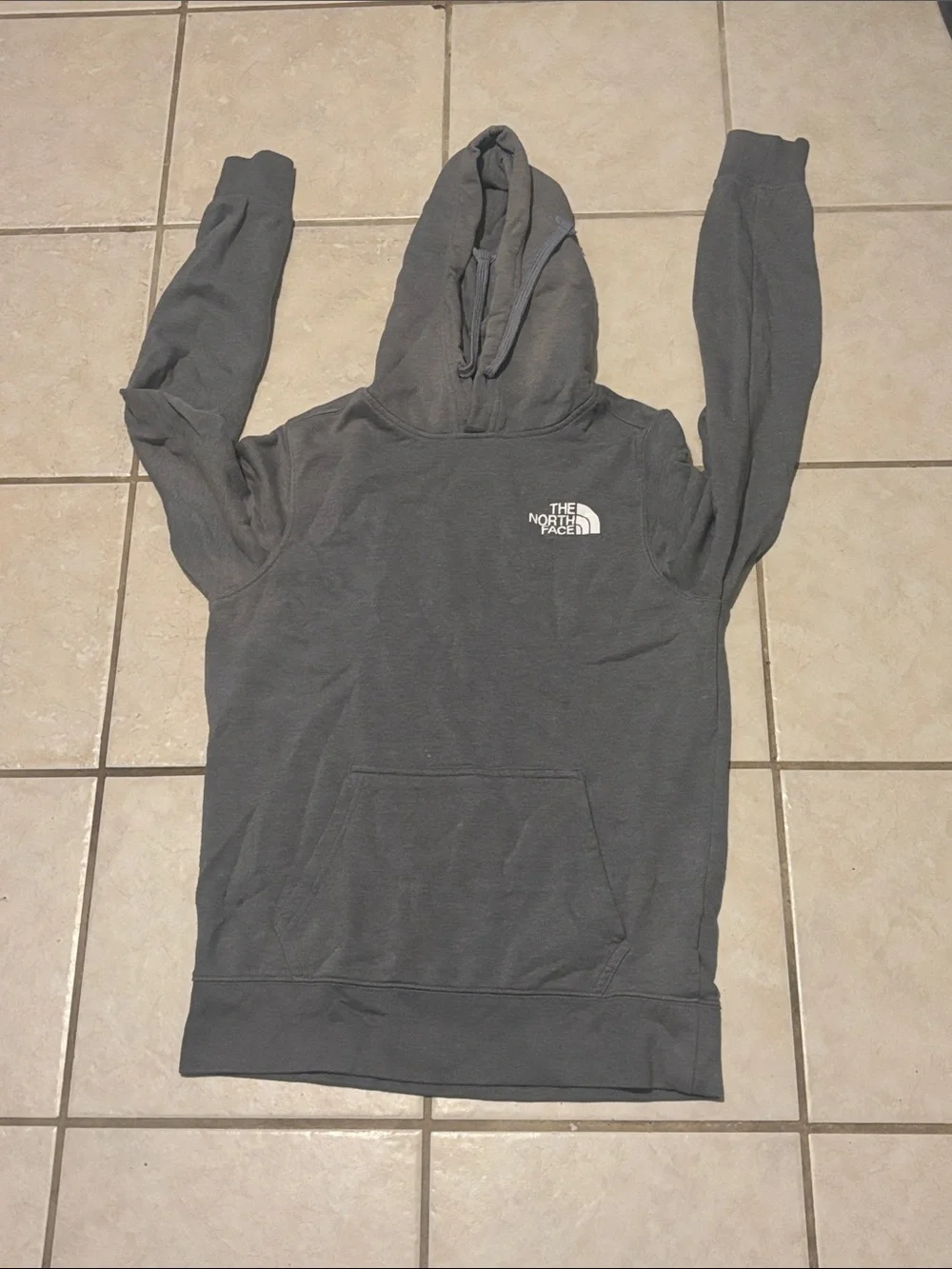 The North Face Men's Zip-Up Hoodie - Charcoal Gray